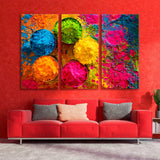 Bright Colors for Holi Festival Canvas Print SKU 10726