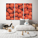 Basketball Вalls Вackground Canvas Print SKU 10826