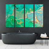 Emerald Abstract Canvas Print SKU 10233