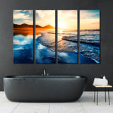 Beach Sunset Canvas Print SKU 10142