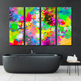 Colorful Splashes Canvas Print SKU 10317