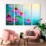 Delicate Pink Echinacea Flowers Canvas Print SKU 10357