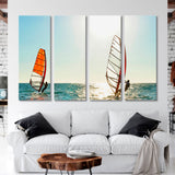 Pair of Windsurfers Canvas Print SKU 10500