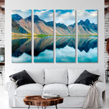 Mountains on the Icelandic Coast Canvas Print SKU 10512