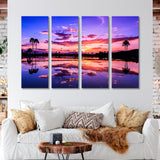 Sunset on the Tropical Island Canvas Print SKU 10403