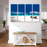 Beach in the Caribbean Canvas Print SKU 10428