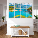 Blue Lagoon and Oludeniz Beach Turkey Canvas Print SKU 10785