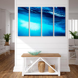 Seabed With Blue Wave Canvas Print SKU 10400