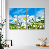 Field with Daisies Canvas Print SKU 10342