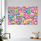 Multicolored Bright Balloons Canvas Print SKU 10823