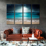 Night Beach Seychelles Canvas Print SKU 10388