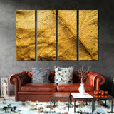 Golden Leaf Texture Canvas Print SKU 10521