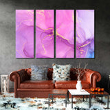 Unique Pink Abstract Canvas Print SKU 10250