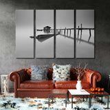 Old Abandoned Fisherman Jetty Canvas Print SKU 10113