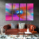 Abstract Сolorful Swirl Canvas Print SKU 10555