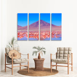 Pink Flamingos in Bolivia Canvas Print SKU 10721