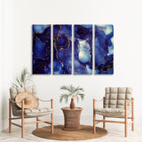 Dark Blue Abstract Canvas Print SKU 10258