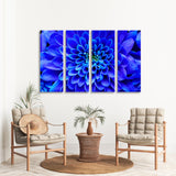 Aster with Blue Petals Canvas Print SKU 10340