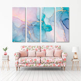 Azure Abstract Canvas Print SKU 10251