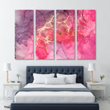 Abstract Multicolored Marble Texture Canvas Print SKU 10215