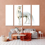 Mythical White Unicorn Canvas Print SKU 10864