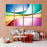 Abstract Colored Paper Canvas Print SKU 10556