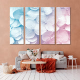 Delicate Hydrangea Background Canvas Print SKU 10359