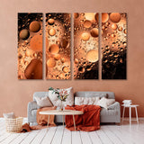 Water Drops on Glass Canvas Print SKU 10533