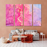 Trendy Pink & Gold Canvas Print SKU 10231