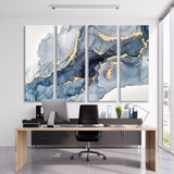 5 Panels Abstract Canvas Print SKU 10256