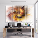 Abstract Shimmering Lines Canvas Print SKU 10800