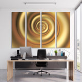 Golden Spiral 3D Canvas Print SKU 10820