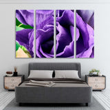 Purple Eustoma Close Up Canvas Print SKU 10354