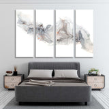 Liquid Gray Marble with Golden Veins Canvas Print SKU 10221