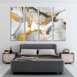 Abstract Marble from Gold Canvas Print SKU 10214