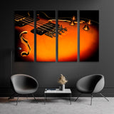 Bass Gitar Canvas Print SKU 10453