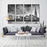 New London City Hall Black and White Canvas Print SKU 10591