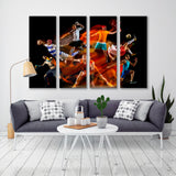 Creative Sports Collage Canvas Print SKU 10844