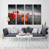 Poppies on the Meadow Canvas Print SKU 10408