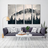 Foggy Park Banff Canada Canvas Print SKU 10448