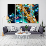 Night Highway Canvas Print SKU 10869