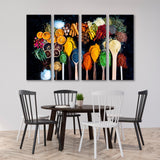 Multicolored Spices and Dried Fruits Canvas Print SKU 10639