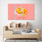 Donut with Мarshmallows Canvas Print SKU 10745