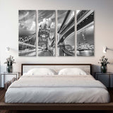 Tower Bridge at Night in London Canvas Print SKU 10396