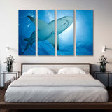 Lemon Shark Close Up Canvas Print SKU 10429