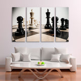 Chess Board with Figures Canvas Print SKU 10797