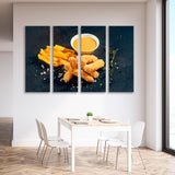 Chicken Nuggets with French Fries Canvas Print SKU 10748