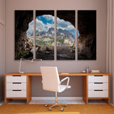 Panorama from the Artificial Caves Canvas Print SKU 10945