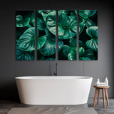 Green Foliage in Rainforest Canvas Print SKU 10739