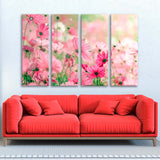 Colorful Pastel Flowers Canvas Print SKU 10635